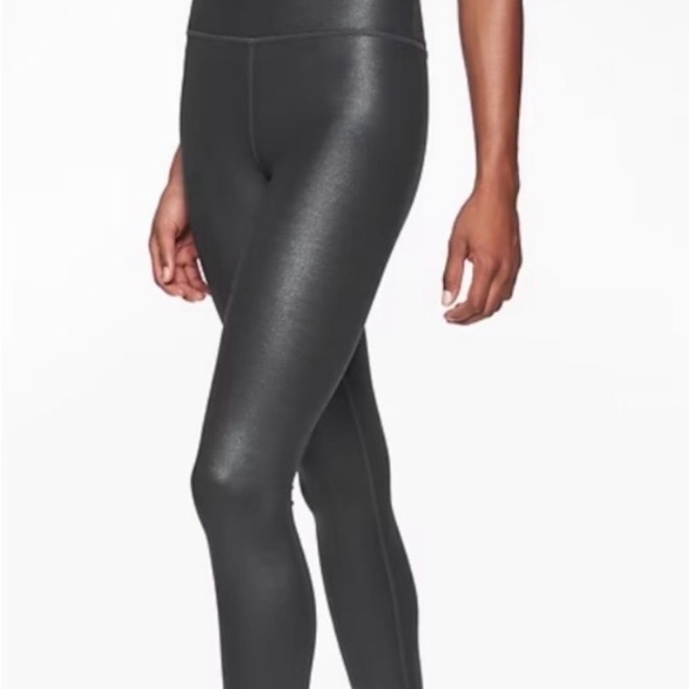 Athleta Elation Black Shimmer Leggings